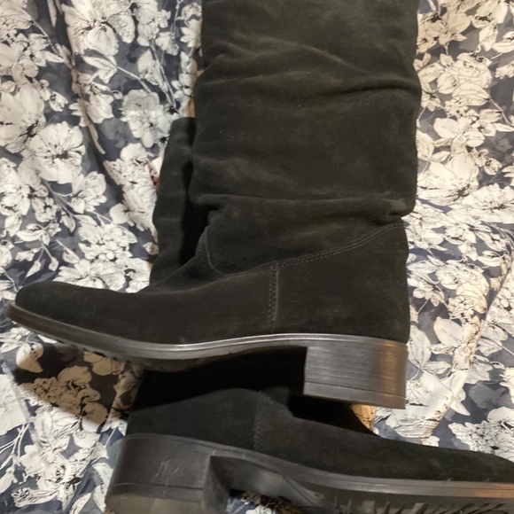 Black Suede Knee High Boots - NWT - Picture 10 of 12